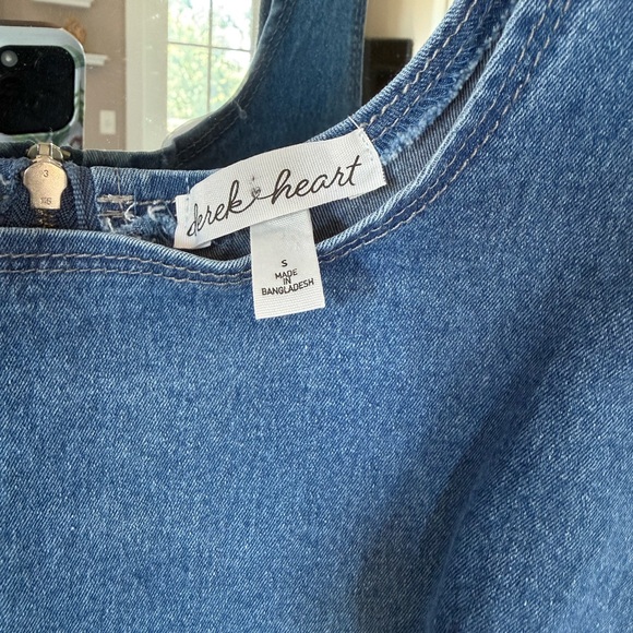 Derek Heart Blue Denim Dress - Picture 2 of 3